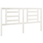 vidaXL Tête de lit Blanc 166x4x100 cm Bois de pin massif