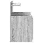 vidaXL Tables de chevet 2 pièces avec 2 tiroirs Gris Sonoma 40 x 36 5 x 62 cm