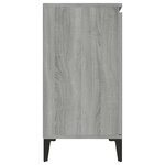 vidaXL Buffet Sonoma gris 102x35x70 cm Bois d'ingénierie