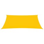 Vidaxl voile de parasol tissu oxford rectangulaire 6x8 m jaune