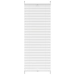 vidaXL Store plissé 60x125 cm Blanc