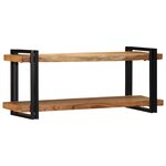 vidaXL Étagère murale 110x33x45 cm bois massif d'acacia