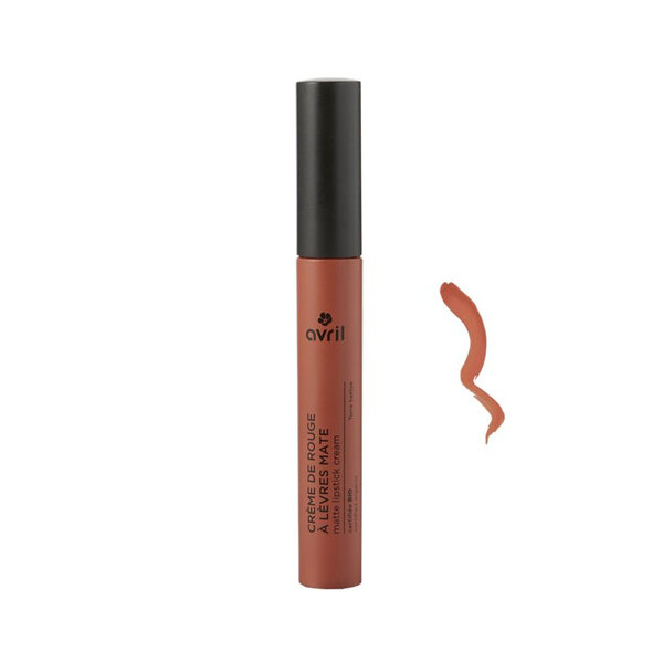 Avril - crème de rouge à lèvres certifiée bio - mate terre battue