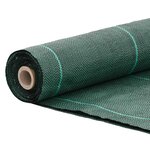 vidaXL Membrane anti-mauvaises herbes vert 1x200 m PP