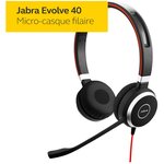 Jabra evolve 65 casque audio mono sans fil - ecouteurs unified communications avec batterie longue durée avec support de charge