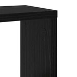 vidaXL Étagères murales avec étagère 2 Pièces Chêne noir 26 x 15 x 26 cm