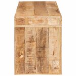 vidaXL Table d'appoint Marron 60 x 35 x 45 cm bois de manguier massif