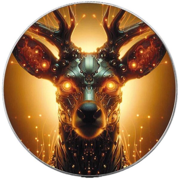 Pièce de monnaie en Argent 1 Dollar g 31.1 (1 oz) Millésime 2025 Cyber Preys DEER