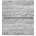 vidaXL Armoire d'évier Sonoma gris 41x38 5x45 cm Bois d'ingénierie