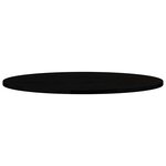 vidaXL Dessus de table 80x40x2 cm bois de chêne massif ovale