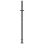vidaXL Portail de jardin anthracite 105x155 cm conception de carré