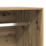 vidaXL Garde-robe chêne artisanal 100x50x200 cm bois d'ingénierie