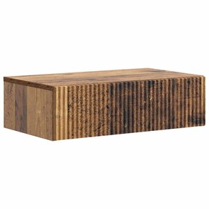 vidaXL Table d'appoint murale Bois ancien 59 x 34 5 x 17 cm