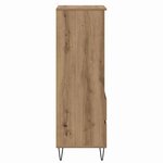 vidaXL Haut Armoire Chêne artisanal 40 x 36 x 110 cm Bois d'ingénierie