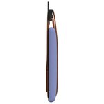 vidaXL Tête de lit suspendue Bleu denim PU antique