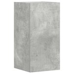 vidaXL Ensemble de meubles TV 5 Pièces Gris béton Bois d'ingénierie