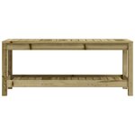 vidaXL Banc de jardin 108x35x45 cm bois de pin imprégné