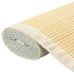 vidaXL Tapis en bambou 160x230 cm Naturel