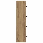 vidaXL Bibliothèque chêne artisanal 40x24x102 cm bois d'ingénierie