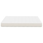 Matelas à ressorts ensachés vidaXL Crème Medium 160x200x20 cm Tissu