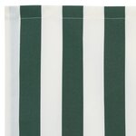 vidaXL Tissu de Remplacement pour Auvent pour Cadre de 4.5x3 m Vert et Blanc