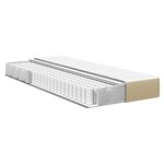 vidaXL Matelas de Lit avec matelas Vert 90 x 200 cm tissu