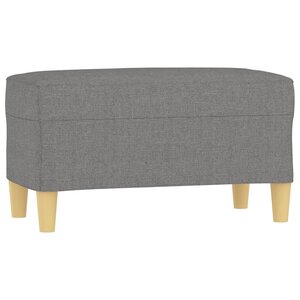 Banc banquette 70 x 35 x 41 cm tissu gris foncé 02_0010650