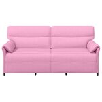 vidaXL Canapé 100  polyester  cadre en métal  MDF  Contreplaqué