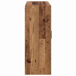 vidaXL Armoires Murailles 2 Pièces Bois ancien 69 5 x 34 x 90 cm