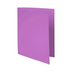 Paquet de 100 chemises Foldyne 250 carte recyclée 240 grammes coloris violet EXACOMPTA