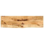 vidaXL Dessus de table 100x30x2 5cm bord vif bois massif manguier brut