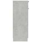 vidaXL Armoire de salle de bain gris béton 32x34x90 cm