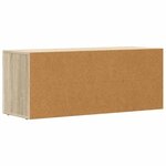 vidaXL Meuble TV Chêne Sonoma 100 x 35 x 40 cm Bois d'ingénierie