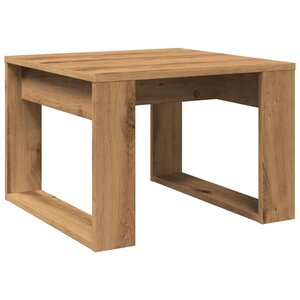 vidaXL Table d'appoint chêne artisanal 50x50x35 cm bois d'ingénierie