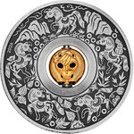 Monnaie YEAR OF THE HORSE Rotating Charm 1 Oz Argent 1$ Tuvalu 2026
