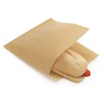 Sachet sandwich en papier ingraissable avec ouverture latérale 16x20cm (lot de 2000)