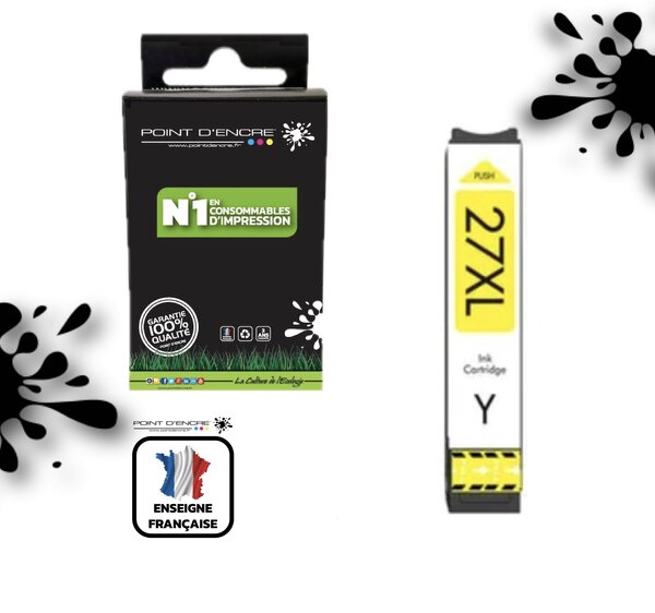 27XL - Réveil - JAUNE - Grande capacité