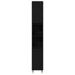 vidaXL Ensemble de mobilier de salle de bain 3 Pièces Chêne noir