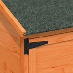 vidaXL Abri de jardin Marron 59 5 x 56 x 176 5 cm Bois de Sapin Massif