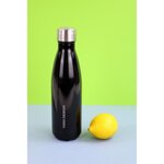 YOKO DESIGN Bouteille isotherme double paroi 500 ml noir brillant