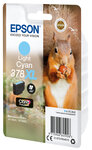 Epson 378XL 10.3 ml XL cyan clair original emballage coque avec alarme radioélectrique acoustique cartouche d encre pour Expre