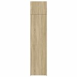 vidaXL Armoire de rangement mince chêne sonoma 50x42 5x225 cm