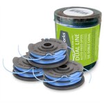 Greenworks ensemble de bobine double fil 3 pièces pour tondeuse 3x1 6 mm