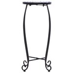 vidaXL Tables mosaïque 3 Pièces Bleu et blanc Céramique