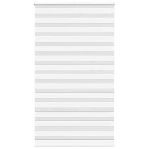 vidaXL Store zèbre blanc 120x200 cm largeur du tissu 120 9cm polyester