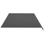 vidaXL Tissu de remplacement pour auvent Anthracite 6x3 5 m