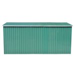 vidaXL Abri de jardin 257x392x181 cm Métal Vert