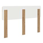 vidaXL Tête de lit Chêne artisanal 140 cm Bois d'ingénierie