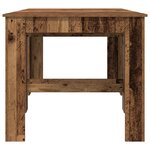 vidaXL Table à dîner 180 x 85 x 75 cm Bois d'ingénierie Bois ancien