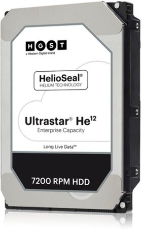 Disque Dur WD/HGST Ultrastar Hellium 12 To (12000 Go) S-ATA 3 (0F30144)